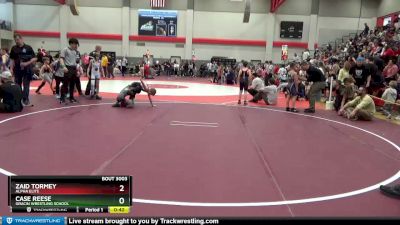 70 lbs Champ. Round 1 - Zaid Tormey, Alpha Elite vs Case Reese, Gracin Wrestling School