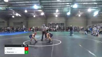 85 lbs Quarterfinal - Jaiden Uccardi, Takedown vs Jett Sisemore, Team Tulsa