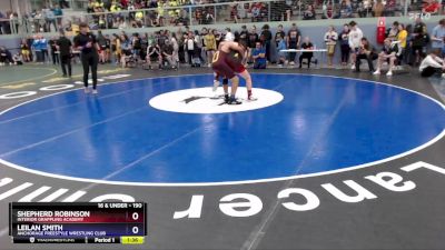 190 lbs 3rd Place Match - Leilan Smith, Anchorage Freestyle Wrestling Club vs Shepherd Robinson, Interior Grappling Academy