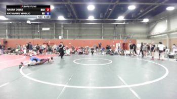 54 kg Rr Rnd 1 - Kaura Coles, Michigan Wrestling Academy - GHSE vs Katharine Virgilio, Maryland Mana - GHSE