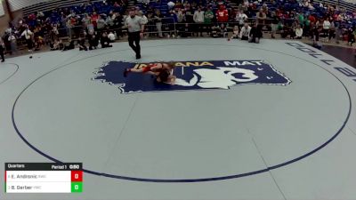 8U Boys - 62 lbs Quarters - Beckham Gerber, Yorktown Wrestling Club vs Elias Andronic, Rochelle Wrestling Club