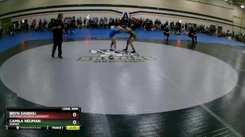 109 lbs Cons. Semi - Bryn Sandhu, Northern Michigan University vs Camila Neuman, Aurora