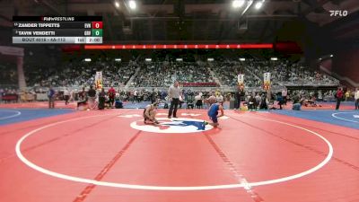 4A-113 lbs Champ. Round 1 - Zander Tippetts, Evanston vs Tavin Vendetti, Green River