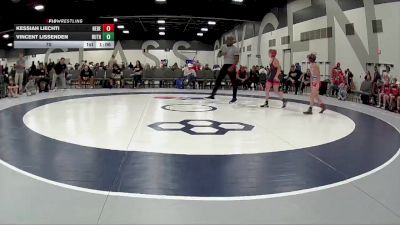 70 lbs Round 2 (6 Team) - Vincent Lissenden, Ruthless Wrestling Club vs Kessiah Liechti, Nebraska Elite