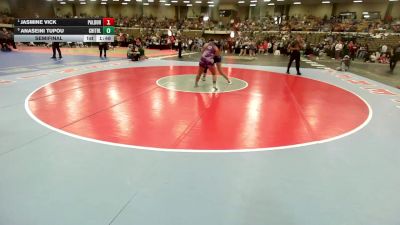 170 lbs Semifinal - Jasmine Vick, Amarillo Palo Duro vs Anaseini Tupou, Fort Worth Chisholm Trail