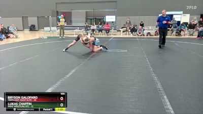 105 lbs Round 7 (10 Team) - Bryson Galofaro, Terps East Coast Elite vs Lukas Chaffin, Noke Wrestling RTC