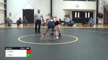 165 lbs Cons. Round 3 - Drake Egan, Indiana Tech vs Jordan Fulks, Marian University (IN)