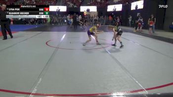 57 lbs Semifinal - Lysa Fox, Laurel Matburners vs Eleanor Uecker, Stillwater Gladiators