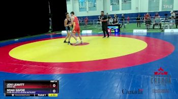 71kg Quarterfinal - Jovi Leavitt, Dinos WC vs Noah Savoie, Club De Lutte Acadie Bathurst