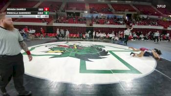 120 lbs Round 3 - 2nd Wrestleback And Semi-finals(16 Team) - Nevada Daniels, Katy Cinco Ranch vs Priscilla Guerrero, Houston Clear Lake