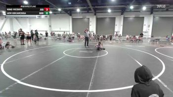 46 lbs Semifinal - King Vicente, Juggernaut WC vs Levi Escarcega, Manu WC