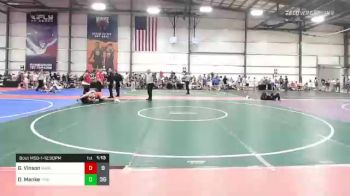 170 lbs Rr Rnd 1 - Glen Vinson, Marlboro Wrestling Club vs Danny Menke, Triumph Black