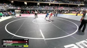 5A 185 lbs Champ. Round 1 - Hope Elliott, Frisco Centennial vs Mia Trujillo, San Antonio Veterans Memorial