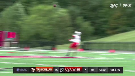 Replay: Tusculum vs UVA Wise | Sep 27 @ 2 PM