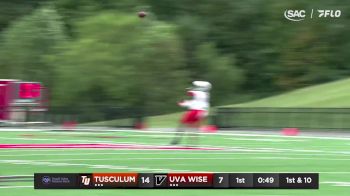 Replay: Tusculum vs UVA Wise | Sep 27 @ 2 PM