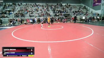 62 lbs Cons. Round 1 - Maysa Brown, AK vs Jianna Coon, NM