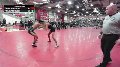 126 lbs Cons. Round 1 - Isaac Benavidez, Paloma Valley vs Ivan Valenzuela, Lucerne Valley