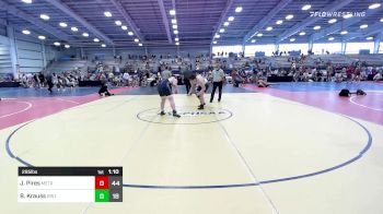 285 lbs Rr Rnd 1 - Joao Pedro Pires, MetroWest United Black vs Ben Krauss, Grit Alliance