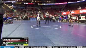 3A-106 lbs Cons. Round 2 - Michael Dyett, Johnston vs Jaymeson VanderVelde, Council Bluffs Abraham Lincoln