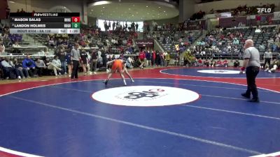 6A 138 lbs Semifinal - Landon Holmes, Rogers High School vs Mason Salas, Rogers Heritage High School