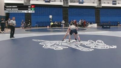 125 lbs 3rd Place Match - Quade Smith, Chadron State vs Jason Goodin, Colorado School Of Mines