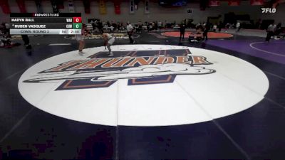 197 lbs Cons. Round 3 - Ruben Vasquez, Concordia Wisconsin vs Hadyn Ball, Wabash