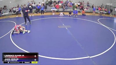 82 lbs Semifinal - Lawrence Olivier Jr., Salem Elite Mat Club vs Jaxon Aguilar, All-Phase Wrestling