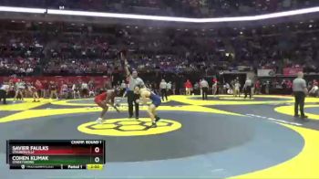 D2-150 lbs Champ. Round 1 - Cohen Klimak, Streetsboro vs Savier Faulks, Steubenville