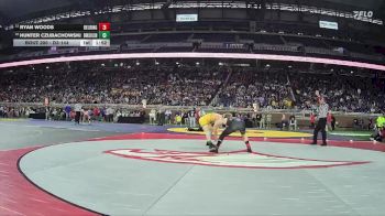 D3-144 lbs Quarterfinal - Ryan Woods, Belding vs Hunter Czubachowski, Brooklyn Columbia Central