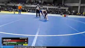105 lbs Quarterfinals (8 Team) - Jag Foster, Pine Island vs Adam DeVlaeminck, Minneota