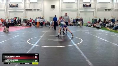 138 lbs Round 8 (10 Team) - Jace Winland, Barnesville vs Seth Merryman, 84 Athletes