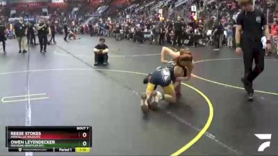 95 lbs Cons. Round 1 - Reese Stokes, Marcellus Wildcats vs Owen Leyendecker, Michigan Grappler RTC