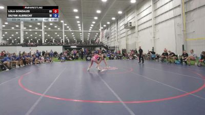 110 lbs Lola Gonzales, Colorado vs Dilynn Albrecht, Wisconsin