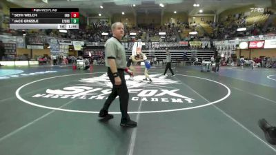 150 lbs Semifinal - Seth Welch, Erie Hs vs Jace Grizzle, Lyons Hs