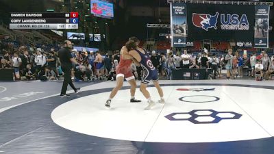 175 lbs Champ. Rd Of 128 - Damien Davison, Minnesota vs Cory Langenberg, Nebraska