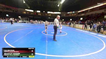 63 lbs Cons. Round 2 - Brantley Wagner, Prescott Valley Bighorns vs Calvin Kuhl, Prescott Valley Bighorns