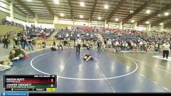 59 lbs Quarterfinal - Cooper Crockett, Sanderson Wrestling Academy vs Mason Huitt, Badlands Elite