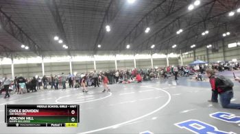 Cons. Round 2 - Adilynn Hill, Nampa Bulldogs vs Chole Bowden, 208 Senators