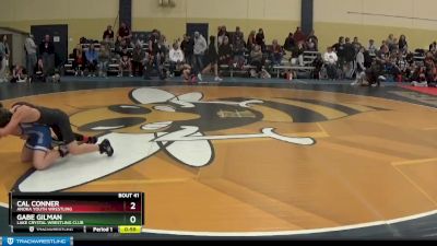 85 lbs Cons. Round 2 - Cal Conner, Anoka Youth Wrestling vs Gabe Gilman, Lake Crystal Wrestling Club