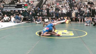 119-I lbs Round Of 32 - Anthony Newsome, Unnattached vs Jack Obiedzinski, Frost Gang