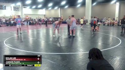 285 lbs Round 1 (10 Team) - Dylan Lee, Indiana Smackdown Black vs Carson Flack, Bad Bay Wrestling Club