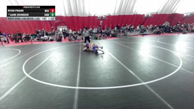 16U Boys - 138 lbs Champ. Round 1 - Ryan Frank, Wisconsin vs Liam Johnson, Lodi High School Wrestling