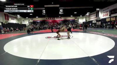 106 lbs Quarterfinal - Elijah Butler, Northview vs Kaelib Garcia, Temecula Valley