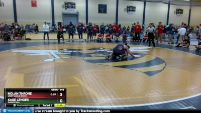 149 lbs Round 2 - Kage Lenger, Augustana vs Nolan Throne, Saint Cloud State