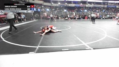 131.2-143.7 lbs Consi Of 4 - Amelia Brown, MO West Championship Wrestling Club vs Luisa Rivera-Rosas, Darkhorse WC