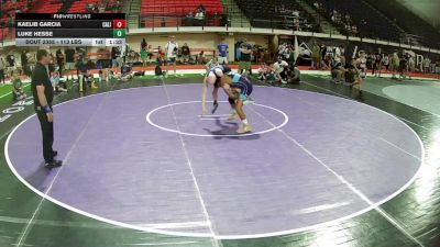 113 lbs Semis - Kaelib Garcia, California vs Luke Hesse