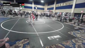 109 lbs Consi Of 16 #2 - Mila Otero, Beat The Streets - Los Angeles vs Madison Little, Sniper Wrestling Acadamy