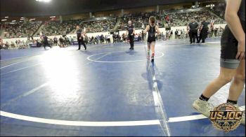 58 lbs Quarterfinal - Myles Wolf Gibson, Shelton Wrestling Academy vs Maxon Rollins, Noble Takedown Club