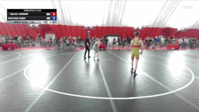 132 lbs Champ. Round 1 - Isaac Weber, Ringers Wrestling Club vs Paxton Gish, Askren Wrestling Academy