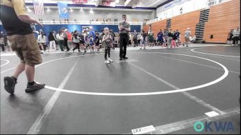 49 lbs Round Of 16 - Axle Roe, Lone Grove Takedown Club vs Kallum Hendrickson, OKC Saints Wrestling